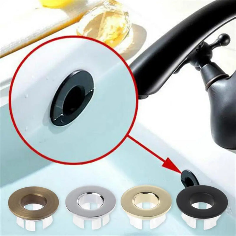 LuxDrain RingCover – Messing-Überlaufring für Waschbecken