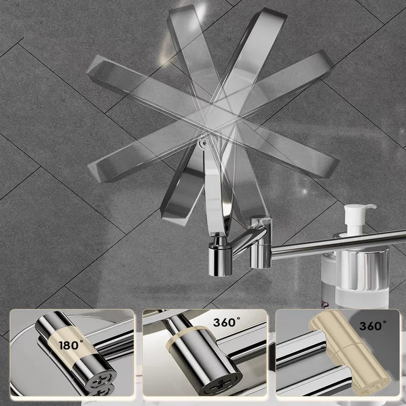 LumiView 8" wiederaufladbarer Schminkspiegel mit Licht