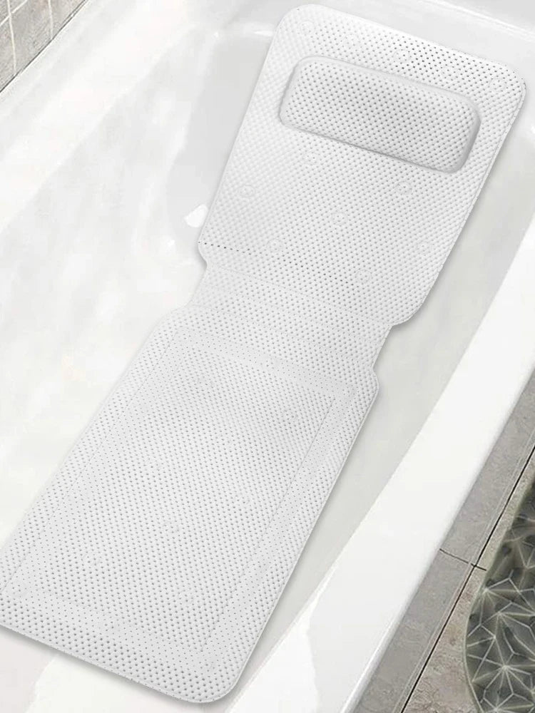 HydroComfort Rutschfeste Badewannenmat mit Kissen