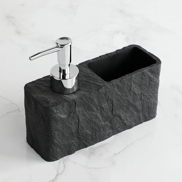 StoneTouch Seifenspender mit Schwammhalter