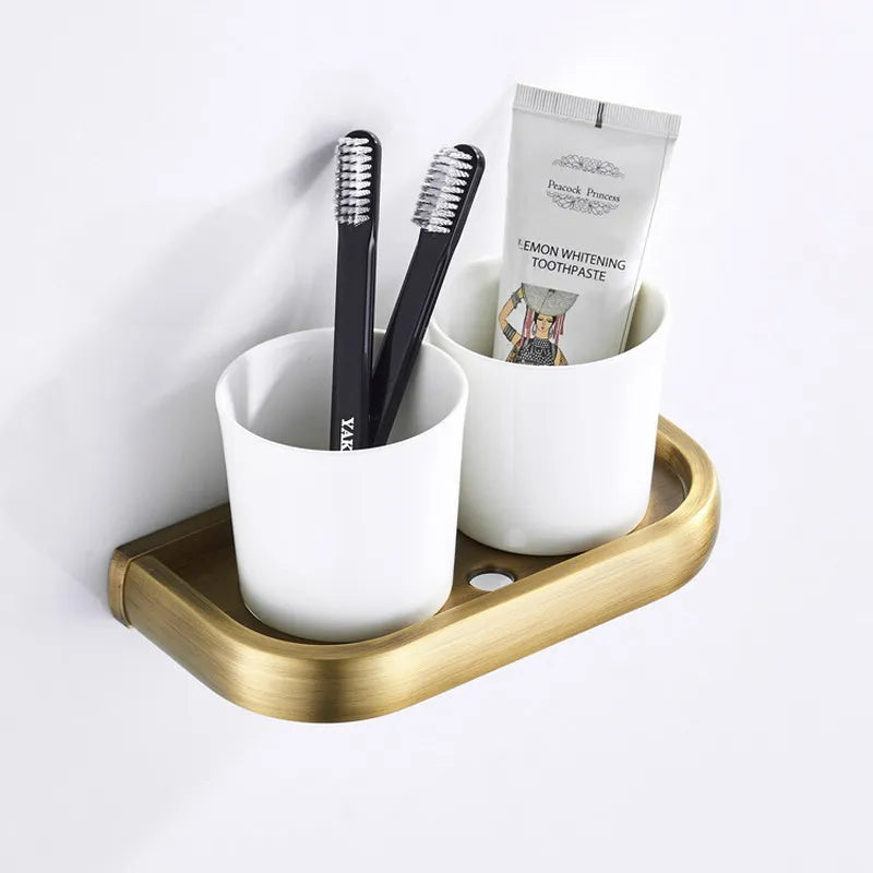 ImperialBronze Antik Messing Badezimmer Zubehör Set