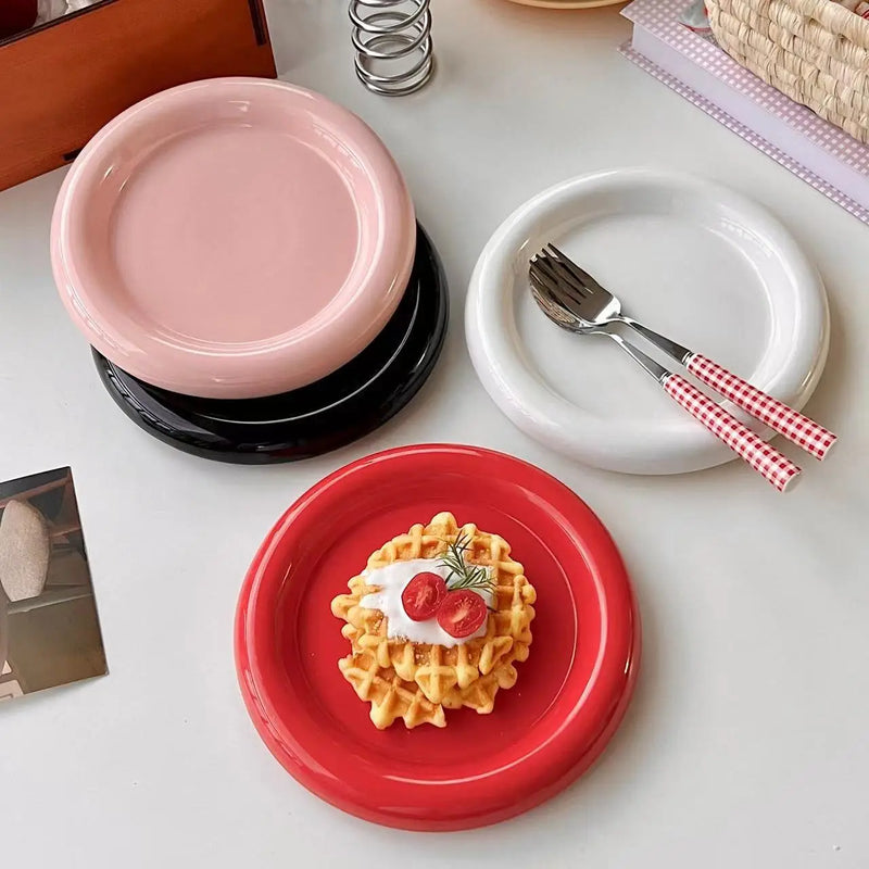 NordicChef Rundes Keramik-Teller