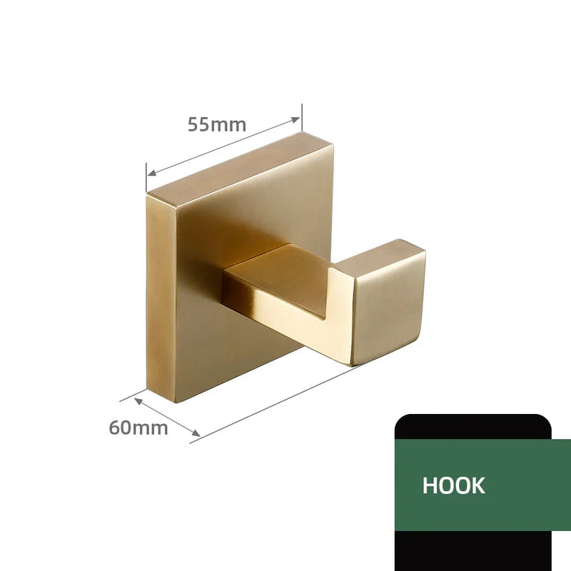 Badezimmer-Hardware-Set | Edelstahl – Gebürstetes Finish