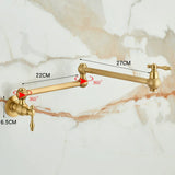 RoyalPour – Luxus Wandarmatur Gold Ausziehbarer Pot Filler