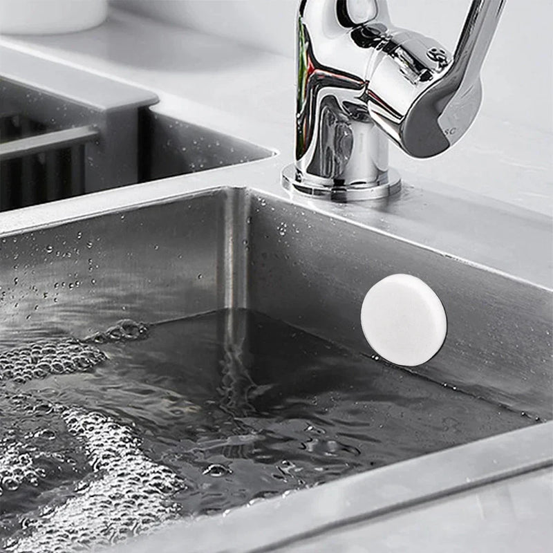 OVERFLOWSTOP – Universelle Überlaufabdeckung für Waschbecken, Badewanne oder Spüle