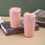 ThermoGenuss Reisebecher – 380/510 ml Edelstahl-Thermobecher | Auslaufsicher & 6–12 Std. Isoliert | Kaffeebecher für Unterwegs
