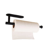 KlebeFix Küchenrollenhalter – Selbstklebender Papierrollenhalter | Wandmontierter Küchen- und Toilettenpapierhalter | Platzsparende Aufbewahrung