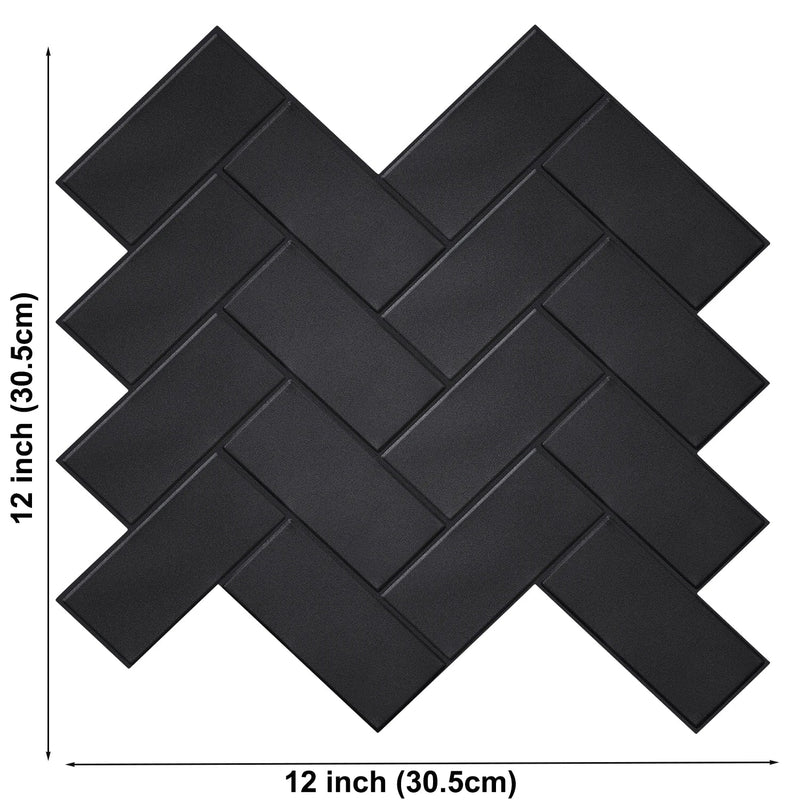 Herringbone Luxe – Selbstklebende Wandfliesen