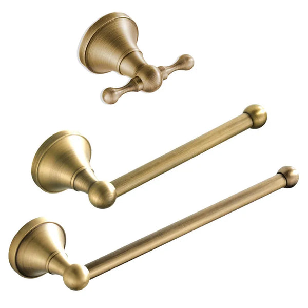 HeritageBrons Antik Messing Badzubehör Set