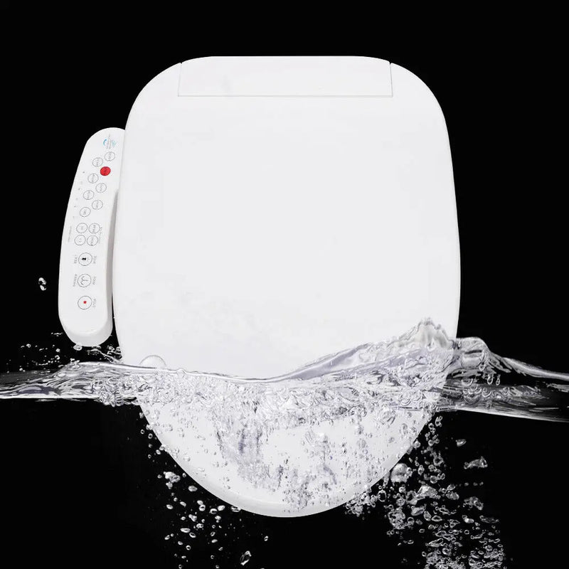AquaLuxe SmartBidet – Automatisches Spülen und Trocknen mit beheiztem Sitz und selbstreinigenden Düsen