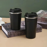 ThermoGenuss Reisebecher – 380/510 ml Edelstahl-Thermobecher | Auslaufsicher & 6–12 Std. Isoliert | Kaffeebecher für Unterwegs