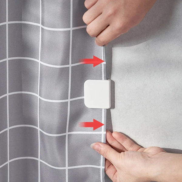 AquaFix Duschvorhang-Clips – 2er- und 6er-Set