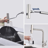 Ausziehbarer Küchenhahn SteelFlex Gun Grey