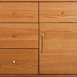 Skandivor HumanArt Messinggriff – Nordischer Design Möbelgriff in humanoider Form