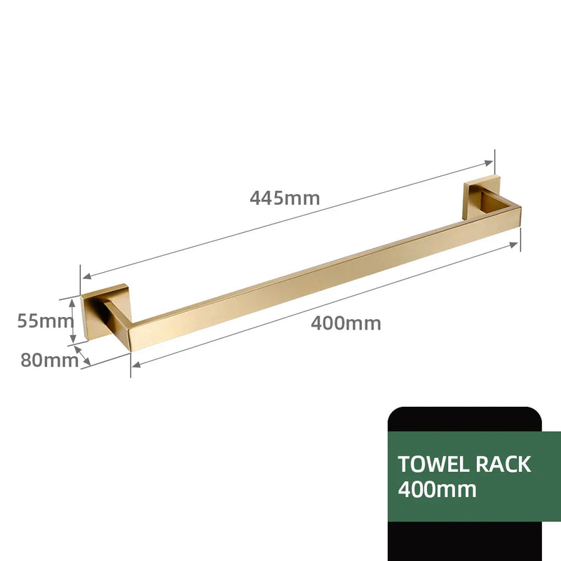 Badezimmer-Hardware-Set | Edelstahl – Gebürstetes Finish