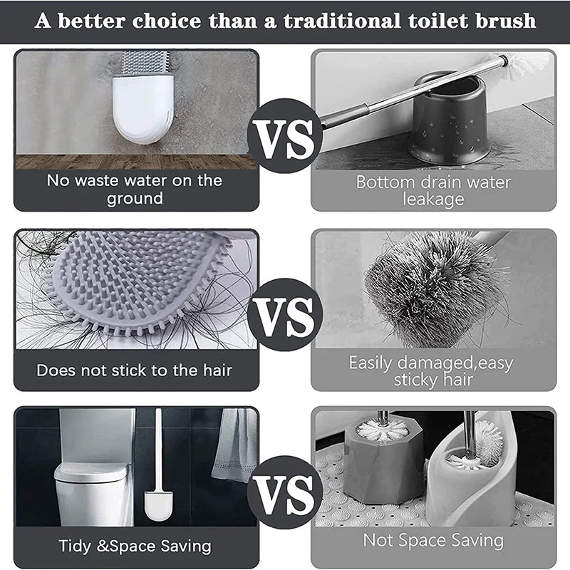Schwarze Toilettenbürste – Umweltfreundlich & Modernes Design
