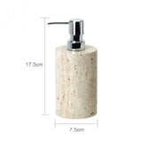 Travèra Beige Travertin Badezimmer-Set