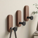 NordicWood Wandhaken aus Walnussholz