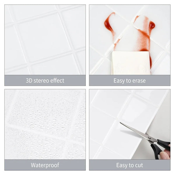 WallStyleX Selbstklebende 3D Backsplash