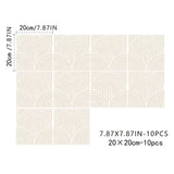 ArtTiles – 10-teiliges abstraktes mattes Fliesenaufkleber-Set