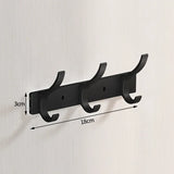Luxe BlackHook Wandhaken aus Aluminium