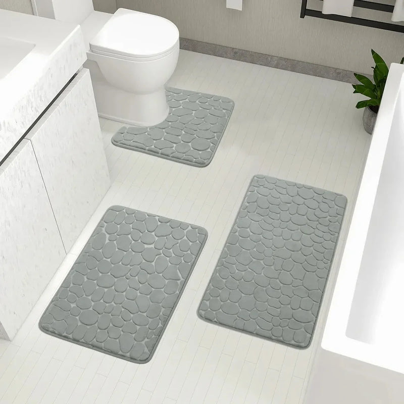 PlushPad Luxus-Badematte aus Chenille – Rutschfest und superweich – Für ultimativen Badezimmerkomfort
