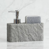 StoneTouch Seifenspender mit Schwammhalter