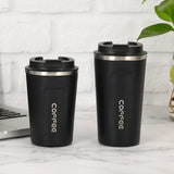 ThermoGenuss Reisebecher – 380/510 ml Edelstahl-Thermobecher | Auslaufsicher & 6–12 Std. Isoliert | Kaffeebecher für Unterwegs