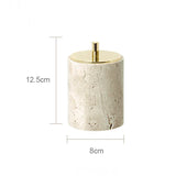 Travèra Beige Travertin Badezimmer-Set