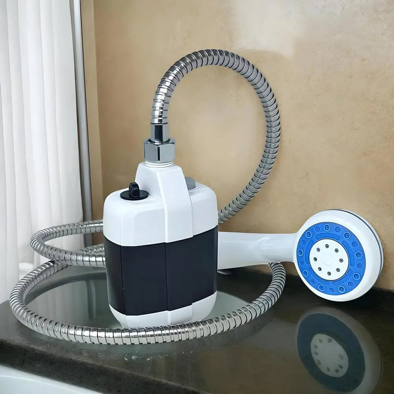campingdusche handpumpe Tragbare Duschpumpe von AquaNomad für Camping – Handdusche für den Auß – SanitaerDeal