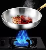 ChefSteel – Professionele RVS Koekenpan voor Gas & Inductie