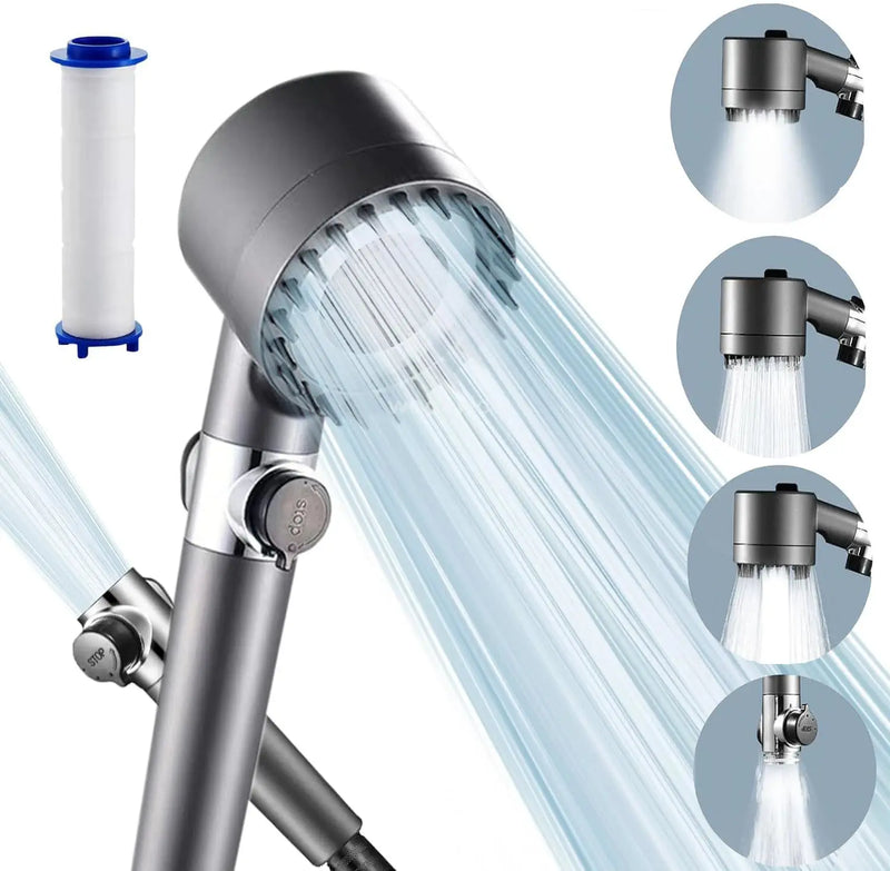 Hautpflege-Filter-Duschkopf – 3 Modi | Wassersparend & pflegend