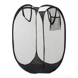 AirFold Wäschekorb – Großer Faltbarer Mesh-Wäschekorb mit Belüftung & Seitentasche