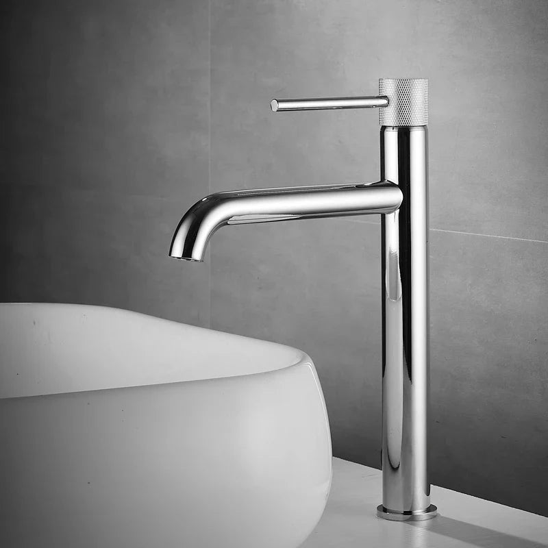 Schwarzer Waschtischhahn | Messing | Einhandbedienung - Modern & Elegant