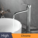 DiamondLux Waschtischarmatur – Schwarzer Einhebel Wasserhahn aus Messing