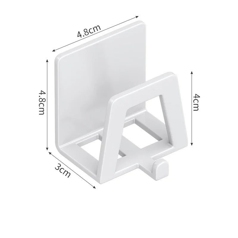 GripSteel – Edelstahl Schwammhalter & Selbstklebender Wandorganizer