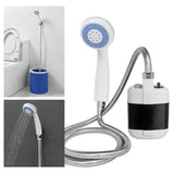 ReiseDusche Mobil – Wiederaufladbare Campingdusche mit 3.7-V-Pumpe | Tragbarer Duschkopf mit 1,5-m-Schlauch | Für Camping, Reisen & Haustierpflege