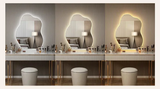 NordiGlow Irregular LED-Spiegel – Skandinavisches Design