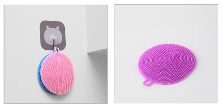 CleanFlex – Silikon-Spülbürste & Multifunktionales Küchenschrubber-Pad