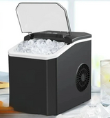 FrostQuick Eiswürfelmaschine Kompakt – Elektrischer Eisbereiter | 9 Eiswürfel in 6 Minuten | Tragbare Küchenlösung