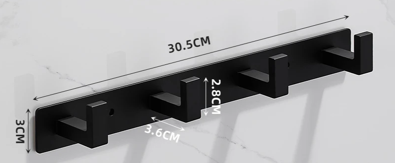 SteelLine Edelstahl Wandgarderobe