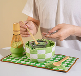MatchaGenuss Keramik-Teeset – Japanisch Inspiriertes Matcha-Set mit Teeschale & Bambusbesen | Mehrteiliges Zubehörset | Für Matcha-Zubereitung & Teezeremonie