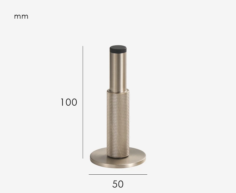 Nurlin Messing Knurled Türstopper