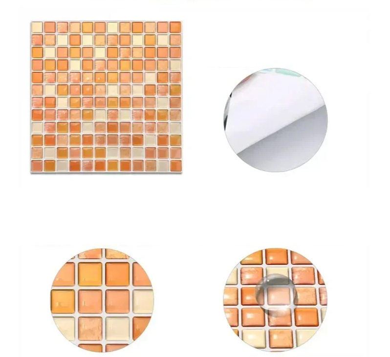 CrystalMosaic 3D Fliesenaufkleber
