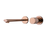 AURÉLIA ROSE ÉLITE – Luxus Unterputz Waschtischarmatur aus Messing in Roségold