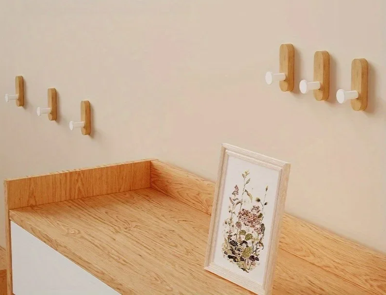 NordicWood Wandhaken aus Walnussholz