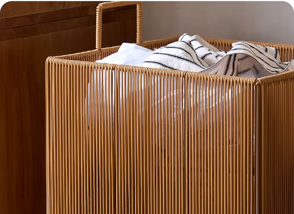LaundrEase Ästhetischer Wäschekorb