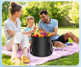 OutdoorBrause Komplettset – Tragbare Campingdusche mit 6000-mAh-Akku | 20-Liter-Faltbehälter & elektrische Pumpe | Für Camping, Reise & Autopflege