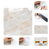 ABPP Beige Stone Subway Fliesenaufkleber