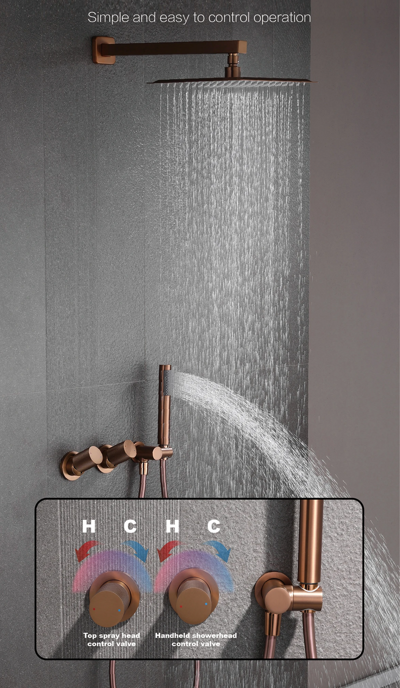 RainLux Einbau Duschsystem